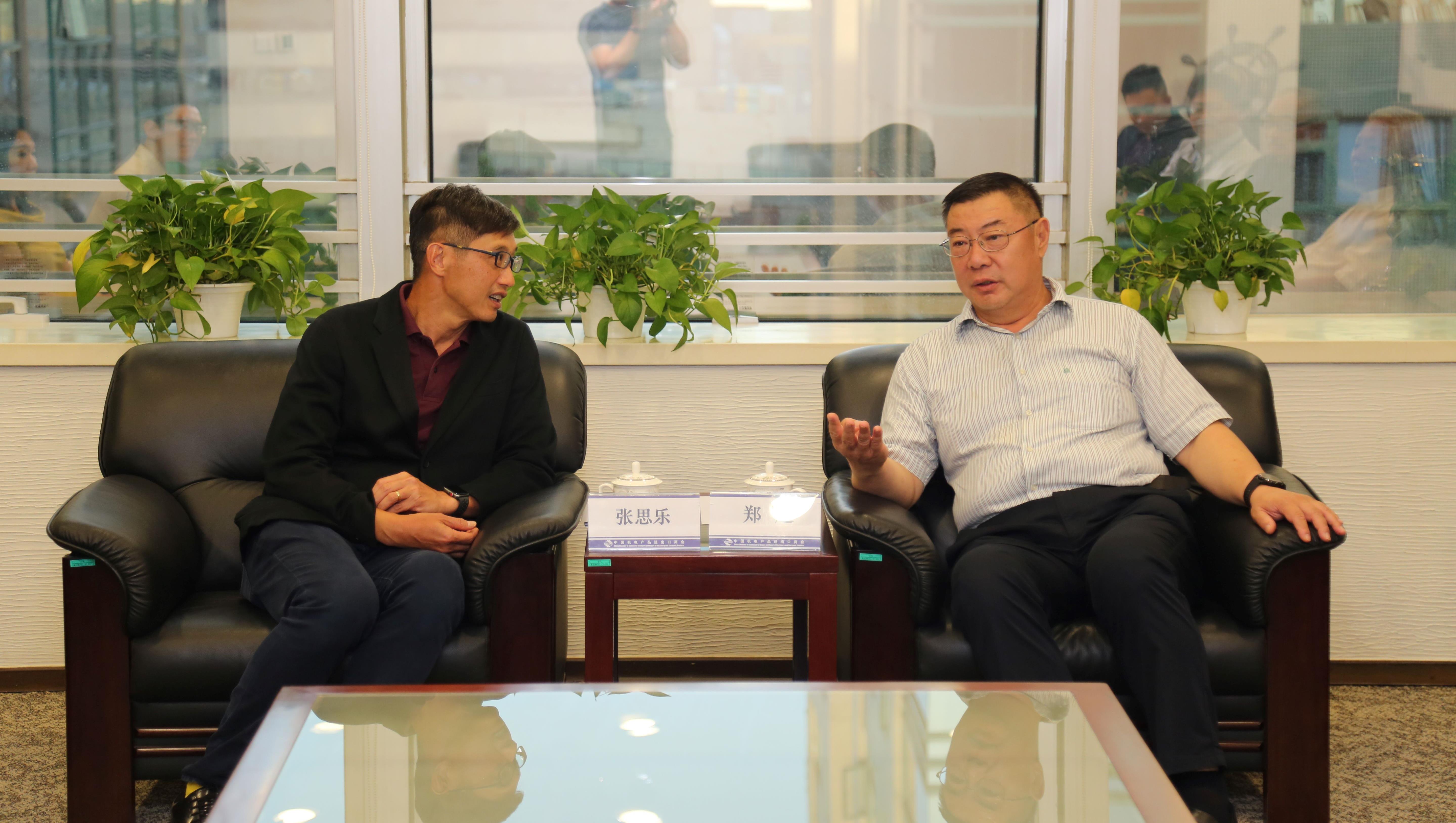 新加坡特許會計師協會會長張思樂一行到訪华体汇体育登陆