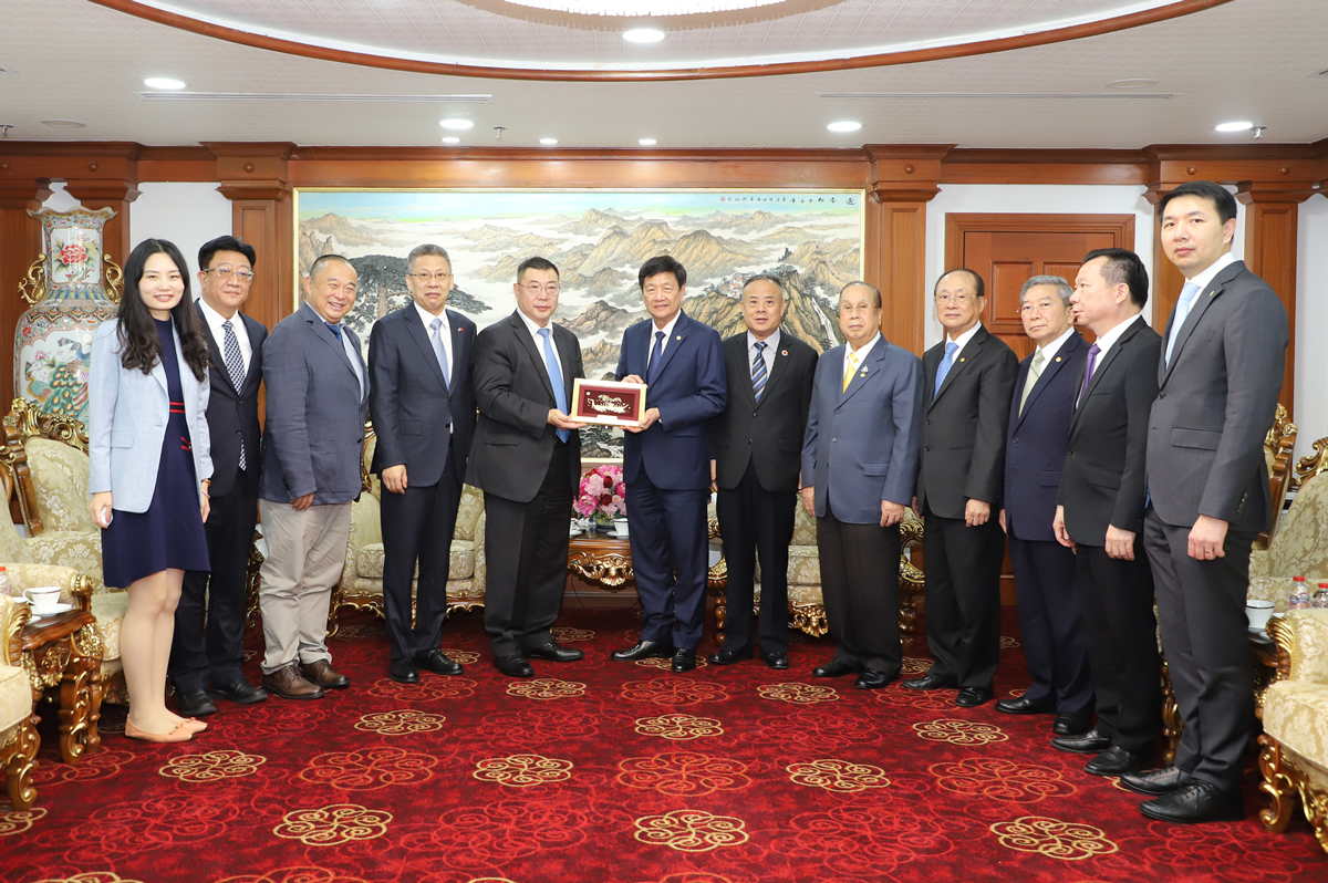 2022年12月，與泰國中華總商會座談交流