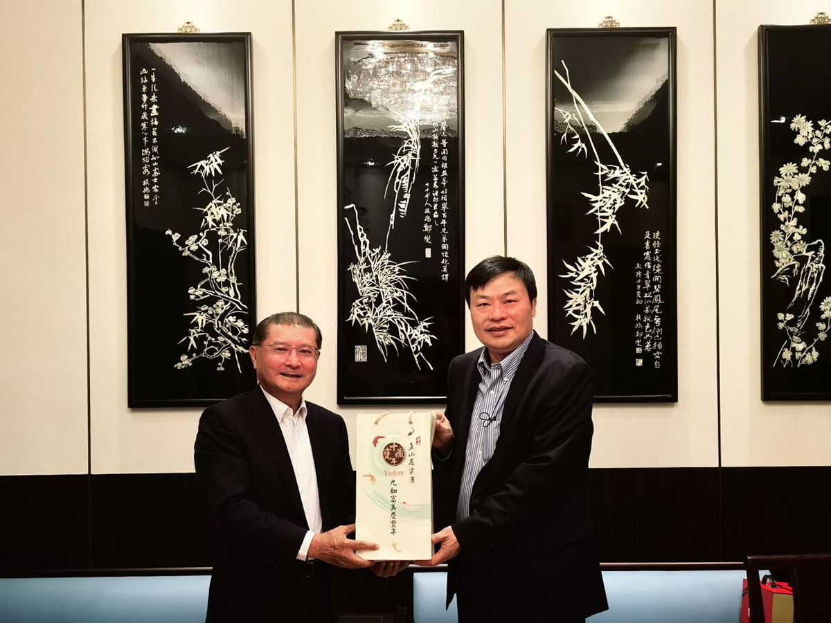 2022年10月，機電商會台北辦事處主任會見台灣電電公會李詩欽理事長