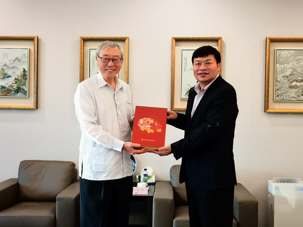 2022年9月，機電商會台北辦事處主任會見台灣工業總會苗豐強理事長